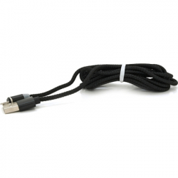 ���� ������ USB 2.0 to Lightning 2.0m 2A magnetic nylon black PiPo (18166)