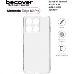     BeCover Motorola Edge 60 Pro Transparent (713775)