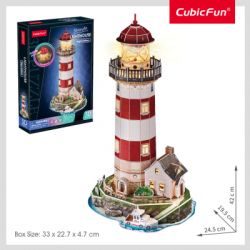 Пазл Cubic Fun тривимірний Night edition Маяк із LED-підсвічуванням (L540h) - Картинка 2