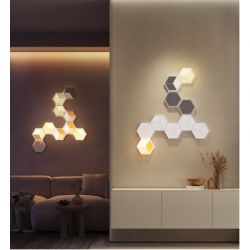 Светильник Govee H106A Glide Hexagon Light Panels Ultra Expansion Pack, 1pc, RGBIC, Wi-Fi/Bluetooth, Purple (H106A007-OF-EU) - Картинка 3