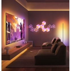 Светильник Govee H106A Glide Hexagon Light Panels Ultra Expansion Pack, 1pc, RGBIC, Wi-Fi/Bluetooth, Purple (H106A007-OF-EU) - Картинка 4