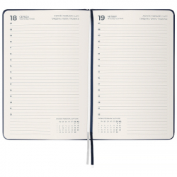 Еженедельник Axent датированный 2026 Grand Strong, 195х255, синий (8830-26-02-A) - Картинка 3