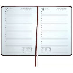 Еженедельник Axent датированный 2026 Partner Traces, 145х210, коричневый (8829-26-3-A) - Картинка 3