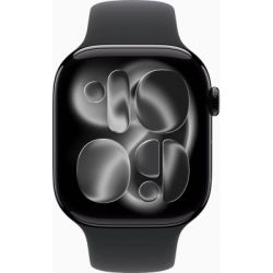 Смарт-годинник Apple Watch Series 11 GPS 46mm Jet Black Aluminium Case with Black Sport Band - M/L (MEUX4RK/A) - Картинка 2