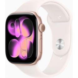 - Apple Watch Series 11GPS46mmRose Gold Aluminium Case with Light Blush Sport Band - S/M (MEV64RK/A)