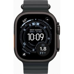 Смарт-часы Apple Watch Ultra 3 GPS + Cellular 49mm Black Titanium Case with Black Ocean Band (MF0J4QP/A) - Картинка 2