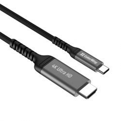   USB-C to HDMI M 2.0m 4K60Hz black ColorWay (CW-CBCHD077-BK) -  4