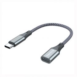  USB-C M to Lightning F 0.17m gray ColorWay (CW-AD-CL) -  2