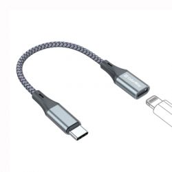  USB-C M to Lightning F 0.17m gray ColorWay (CW-AD-CL) -  4