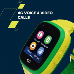 Смарт-годинник Canyon Sunny KW-48 Video 4G GPS Games Music Yellow/Green (CNE-KW48YG) - Картинка 10