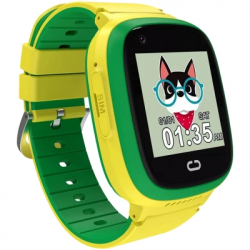 Смарт-годинник Canyon Sunny KW-48 Video 4G GPS Games Music Yellow/Green (CNE-KW48YG) - Картинка 3