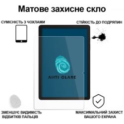 Стекло защитное BeCover Matte Anti-Glare Samsung Galaxy Tab A11 Plus SM-X236B 11.0" (713939) - Картинка 2