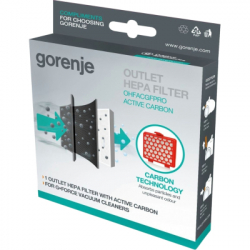 Фільтр до пилососу Gorenje HEPA-фільтр з активним вугіллям (OHFACGFPRO) - Картинка 4