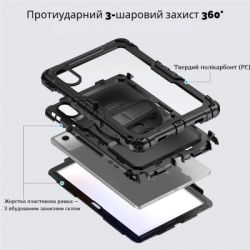 Чехол для планшета BeCover FortTab Lenovo Idea Tab/K11 (2nd Gen) TB336/Xiaoxin Pad (2025) 11" Black (714080) - Картинка 4