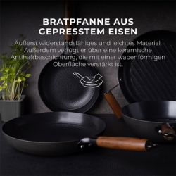 Набір сковорідок чавунних MasterPro Odin, 20/24 см (BGKIT-0083) - Картинка 7