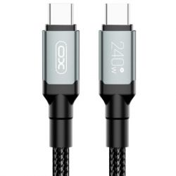 Дата кабель USB-C to USB-C 2.0m 240W black XO (NBQ264B_С_Black) - Картинка 6