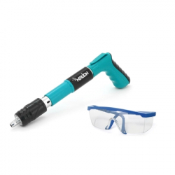 Цвяхозабивач Voltronic YT40286 для піроксилінових цвяхів 7,3 мм+200 цвяхів 7,3 мм, захисні окуляри, кейс, Green (YT-40286) - Картинка 2