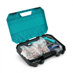 Цвяхозабивач Voltronic YT40286 для піроксилінових цвяхів 7,3 мм+200 цвяхів 7,3 мм, захисні окуляри, кейс, Green (YT-40286) - Картинка 6