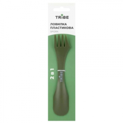 Ложка-виделка туристична Tribe Spork пластикова olive (T-FC-0031-olive) - Картинка 3