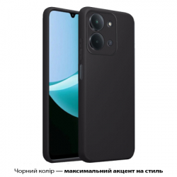 ����� �� ��������� �������� BeCover Silicone Xiaomi Redmi 15� 4G/5G Black (713784) - �������� 2