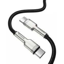 Дата кабель USB-C to USB-C 2.0m 100W metal black Baseus (CATJK-D01) - Картинка 2