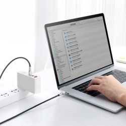 Дата кабель USB-C to USB-C 2.0m 100W metal black Baseus (CATJK-D01) - Картинка 6