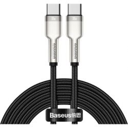 ���� ������ USB-C to USB-C 2.0m 100W metal black Baseus (CATJK-D01)
