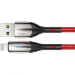 Дата кабель USB 2.0 AM to Lightning 2.0m 2.4A red Baseus (CALSP-C09) - Картинка 2