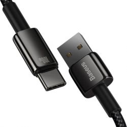 Дата кабель USB 2.0 AM to USB-C 1.0m 100W black Baseus (CAWJ000001) - Картинка 3