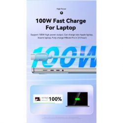 Дата кабель USB-C to USB-C 1.0m 100W white Essager (EXCTT1-WL02-P) - Картинка 3