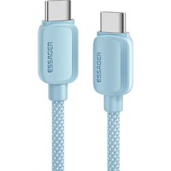 ���� ������ USB-C to USB-C 2.0m 100W blue Essager (EXCTT1-WLA03-P)