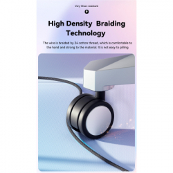 ���� ������ USB-C to Lightning 2.0m 20W white Essager (EXCTL-WLA02-P) - �������� 9