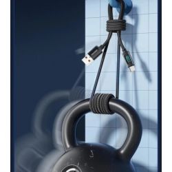 ���� ������ USB 2.0 AM to USB-C 2.0m 7A LED black Essager (EXCT-XYA01-P) - �������� 8