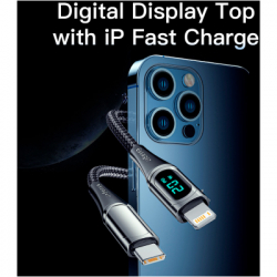 ���� ������ USB-C to Lightning 2.0m 20W Digital Display blue Essager (EXCTL-YDA03) - �������� 8