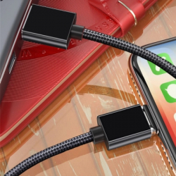 Дата кабель USB 2.0 AM to Micro 5P 1.0m Magnetic black Essager (EXCCXM-ML01) - Картинка 4