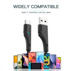 ���� ������ USB 2.0 AM to USB-C 0.25m black Essager (EXCT-LSB01) - �������� 9