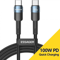 ���� ������ USB-C to USB-C 2.0m 100W blue Essager (EXCTT1-XCA03)