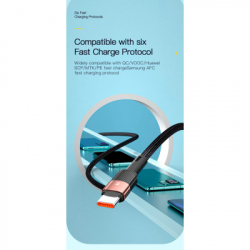 ���� ������ USB 2.0 AM to USB-C 3.0m 7A black Essager (EXCT-XCC01) - �������� 11