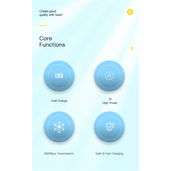 ���� ������ USB 2.0 AM to USB-C 3.0m 7A black Essager (EXCT-XCC01) - �������� 3