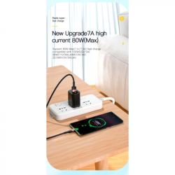 ���� ������ USB 2.0 AM to USB-C 3.0m 7A black Essager (EXCT-XCC01) - �������� 4