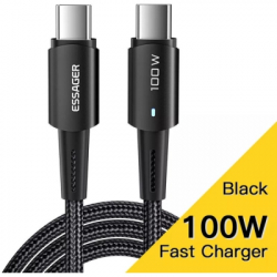 ���� ������ USB-C to USB-C 2.0m 100W black Essager (EXCTT1-CGA01) - �������� 2