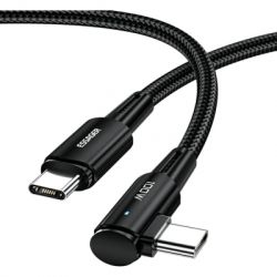   USB-C to USB-C 2.0m 100W 90 corner black Essager (EXCTT1-CGWTA01)