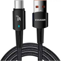   USB 2.0 AM to USB-C 1.0m 100W black Essager (EXC7A-CG01-P)