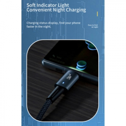 ���� ������ USB 2.0 AM to USB-C 2.0m 100W blue Essager (EXC7A-CGA03-P) - �������� 7