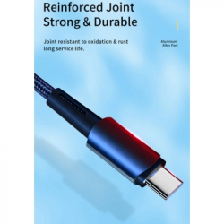 ���� ������ USB 2.0 AM to USB-C 2.0m 100W blue Essager (EXC7A-CGA03-P) - �������� 8