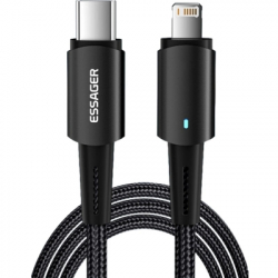 ���� ������ USB-C to Lightning 2.0m 20W black Essager (EXCTL-CGA01)