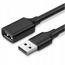 ���� ������ USB 2.0 AM/AF 1.0m US103 black UGREEN (10314)