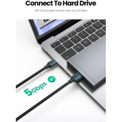 ���� ������ USB 3.0 AM/AM 2.0m US128 black UGREEN (10371) - �������� 4