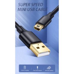 ���� ������ USB 2.0 AM to Mini 5P 1.0m US132 black Ugreen (10355) - �������� 2