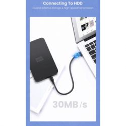 ���� ������ USB 2.0 AM to Mini 5P 1.0m US132 black Ugreen (10355) - �������� 6
